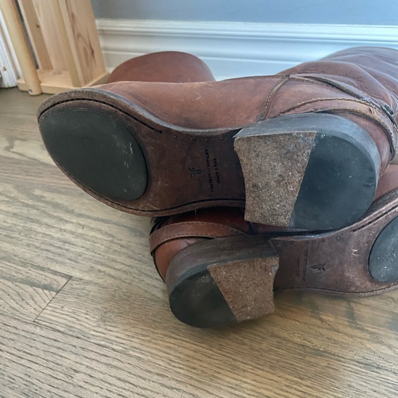 Frye Riding Boots Brown SZ 8.5 - Picture 5 of 8
